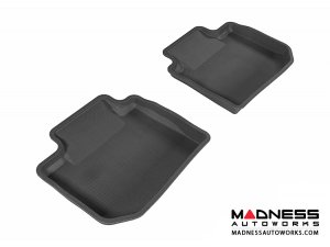 Subaru XV Crosstrek Floor Mats (Set of 2) - Rear - Black by 3D MAXpider Subaru XV Crosstrek Floor Mats (Set of 2) - Rear - Black by 3D MAXpider